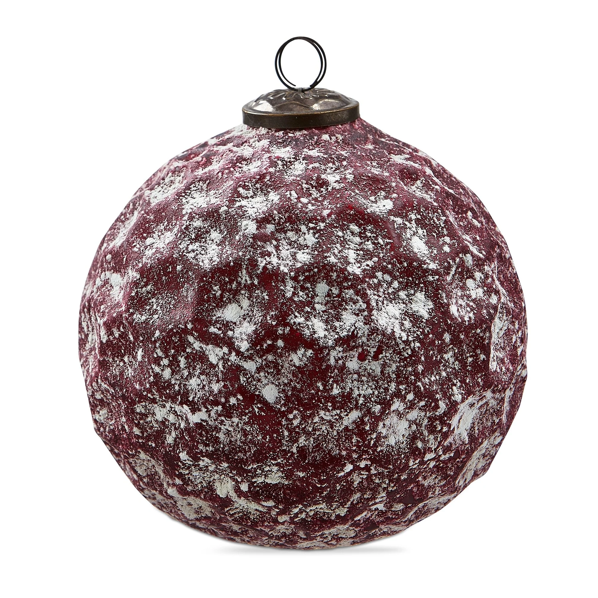 Antiqued Honeycomb Ornament 6 In