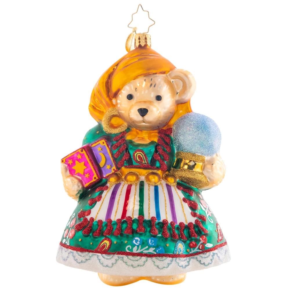 Christopher Radko Muffy's Fortune Glass Christmas Ornament 1021478
