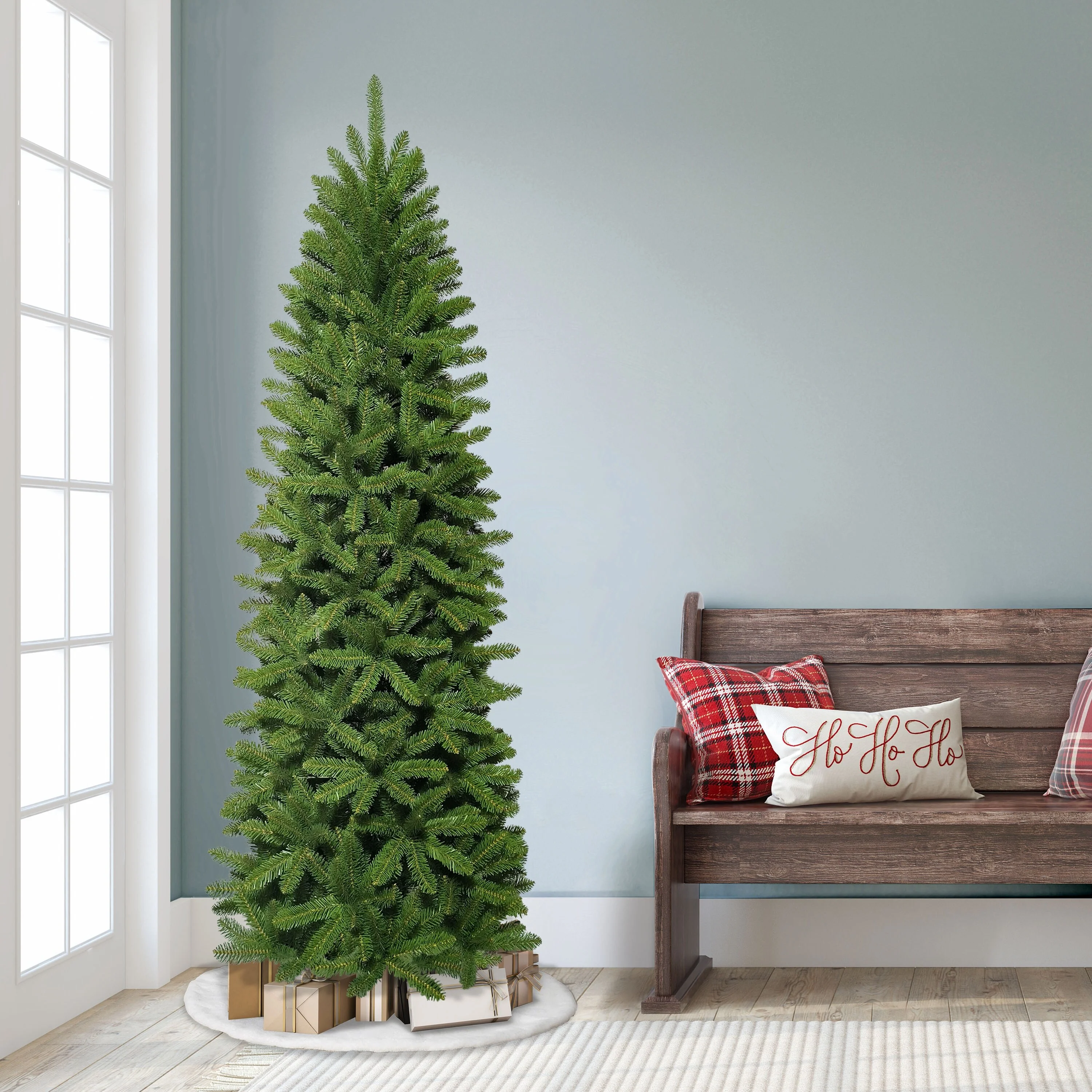 Puleo International 7' Artificial Washington Fir Pencil Tree