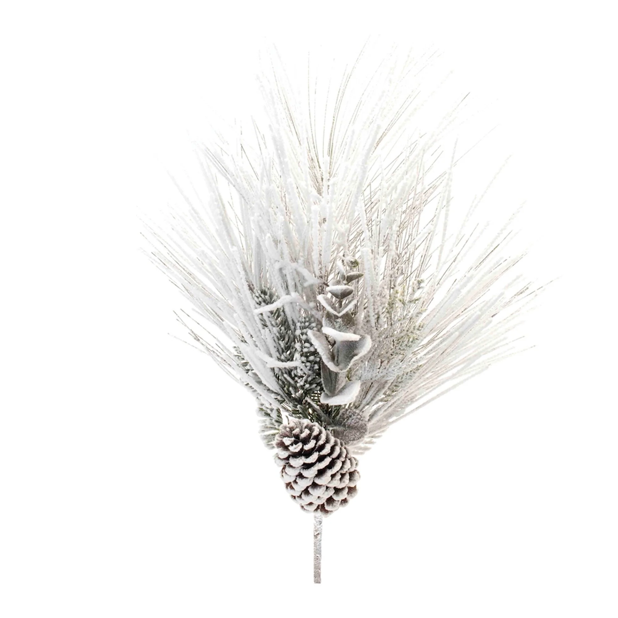 Flocked Mixed Pine Artificial Christmas Sprays - 29.25