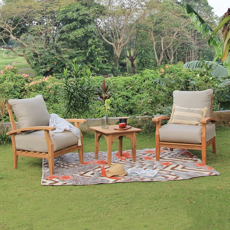 Summerton 2 - Person Outdoor Seating Group with Cushions