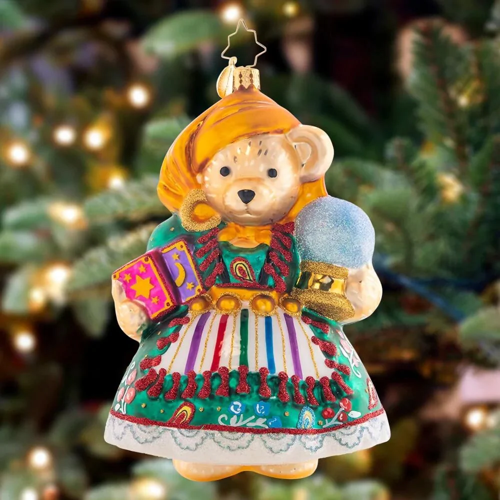 Christopher Radko Muffy's Fortune Glass Christmas Ornament 1021478