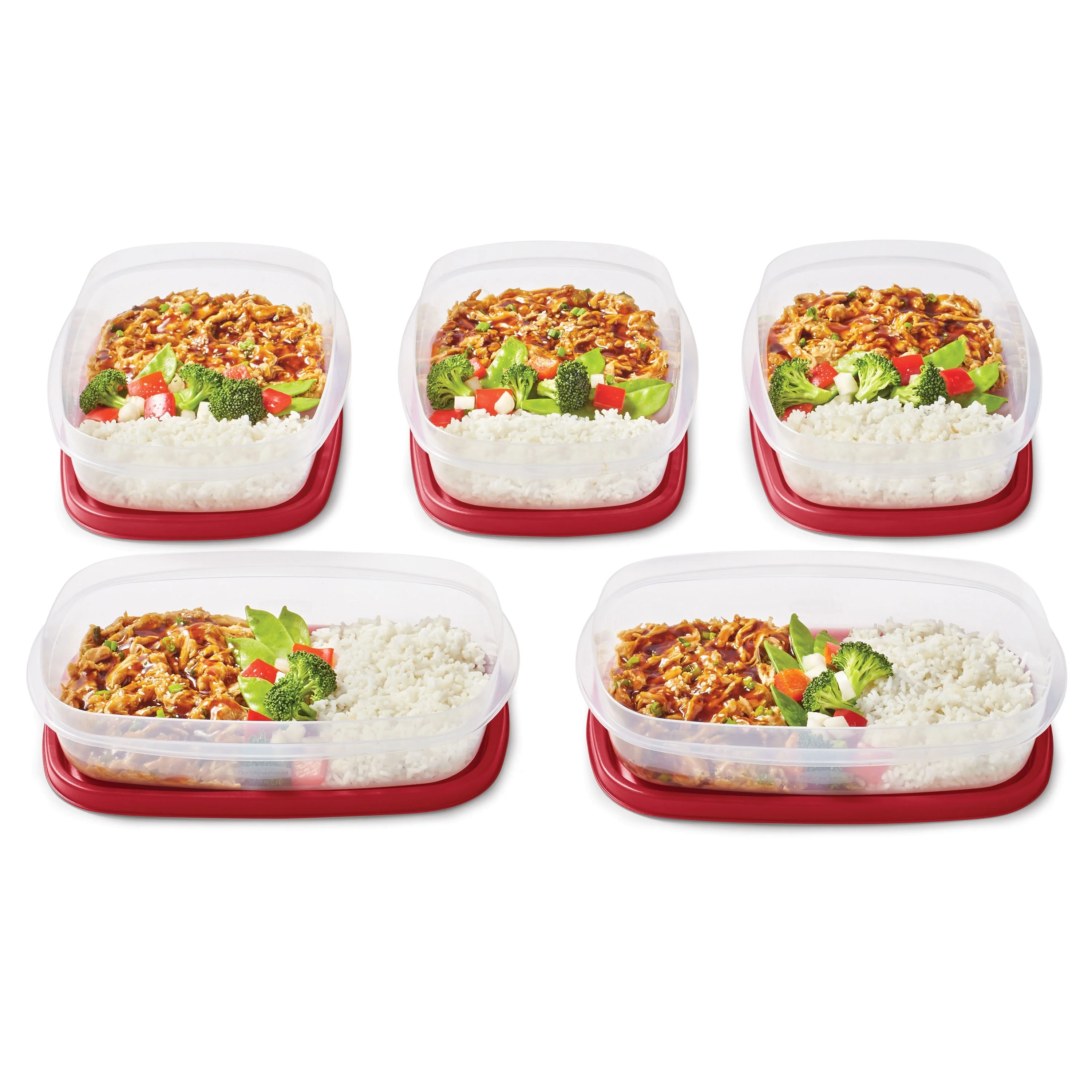 Rubbermaid EasyFindLids Meal Prep Containers 5 Pack
