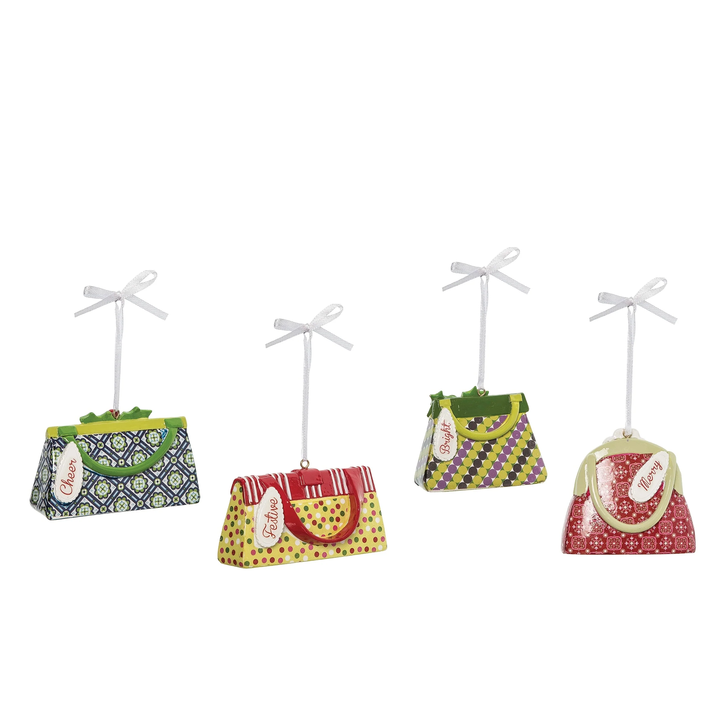 Purse Ornament, Set of 4 - Set of 4