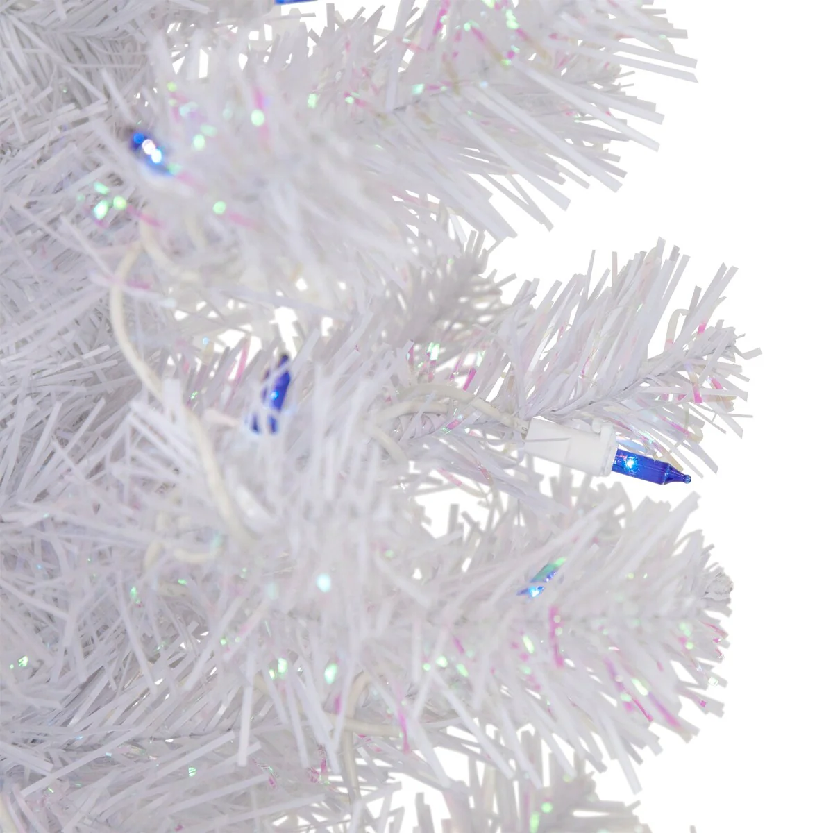 4' Pre-lit Rockport White Pine Artificial Christmas Tree
