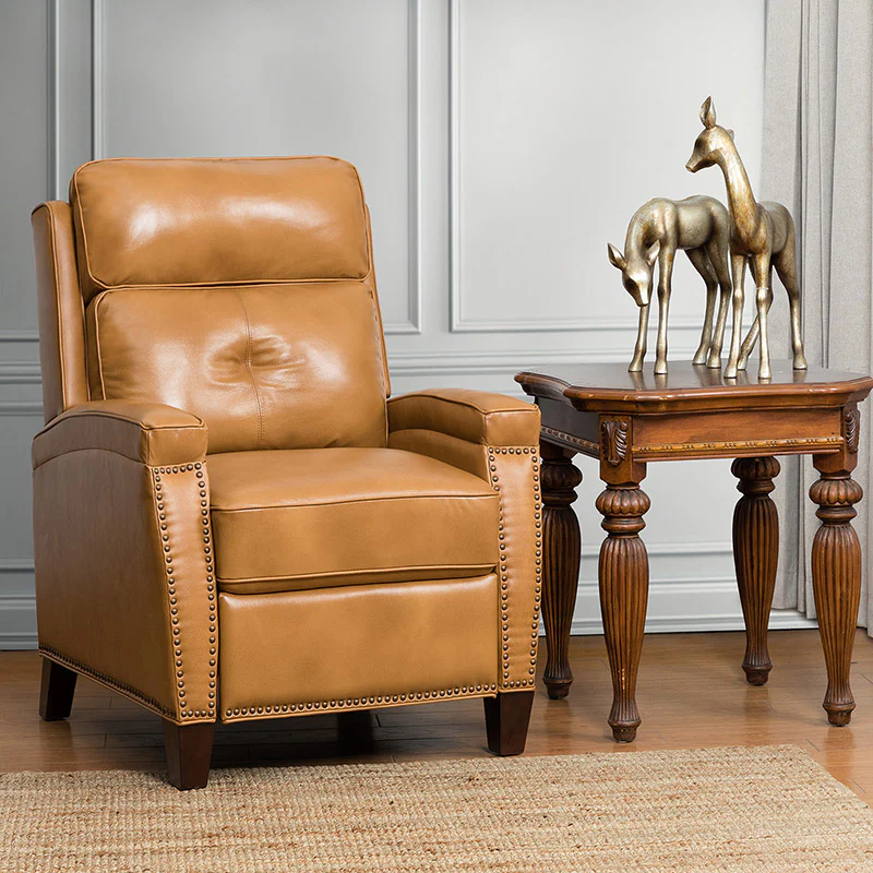Demetria Genuine Leather Recliner