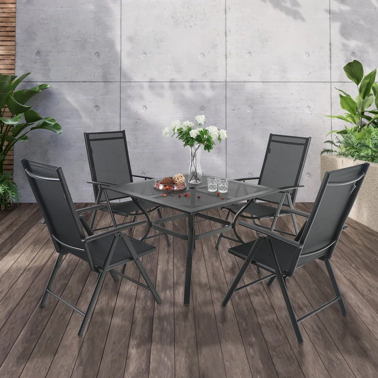 Alyah 4 - Person Square Outdoor Dining Set