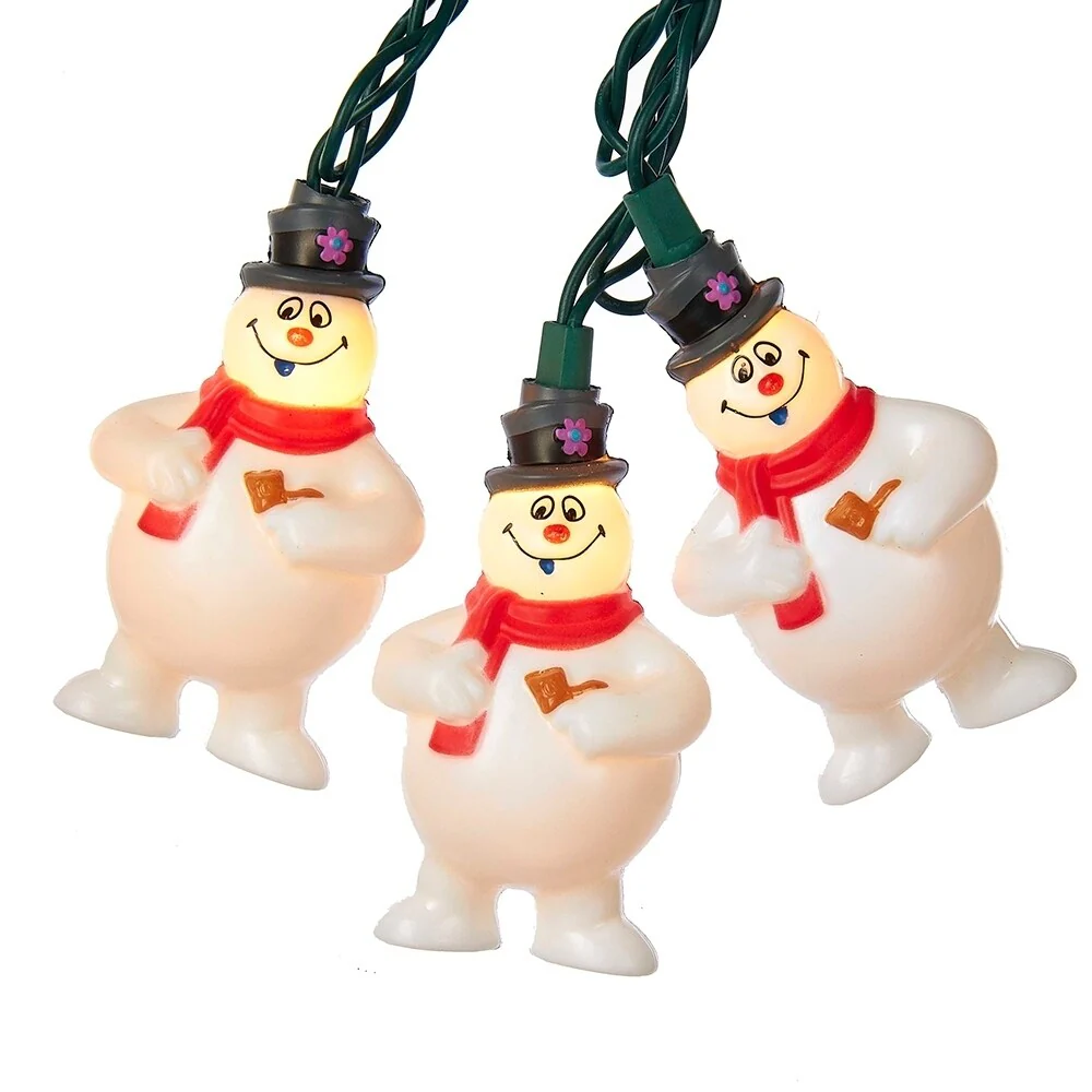 Kurt Adler 10-Light Frosty the Snowman Light Set