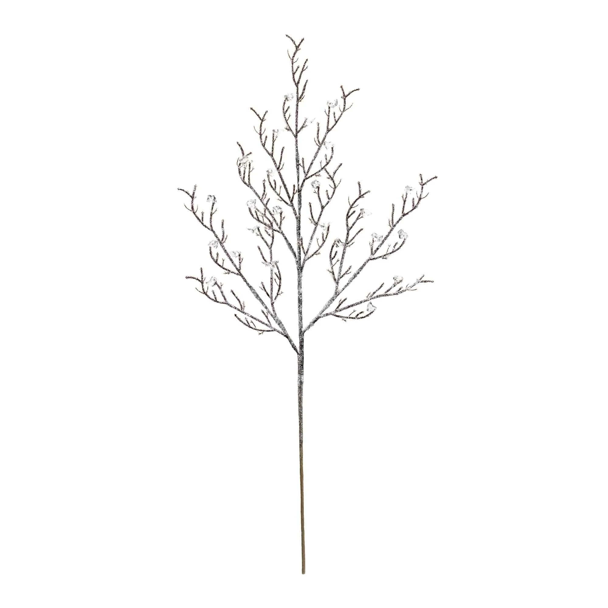 Set of 12 Flocked Ice Christmas Branches 32