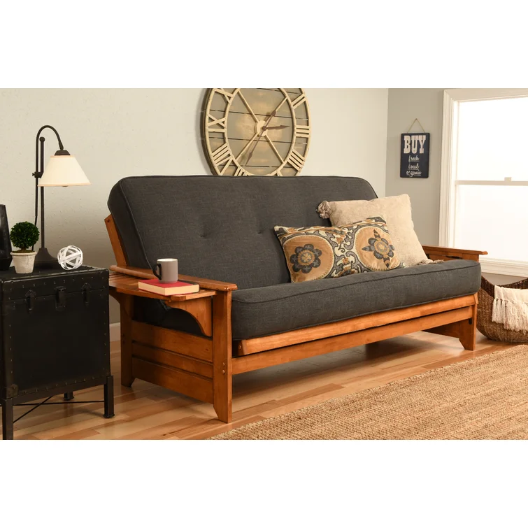 Johnte 82'' Wide Full Futon And Mattress