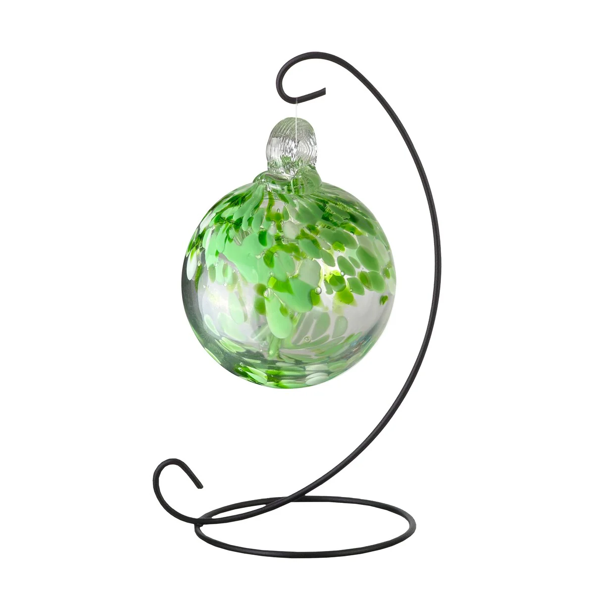 Tree Of Life 3In Celtic Hand Blown Glass Ball With Stand