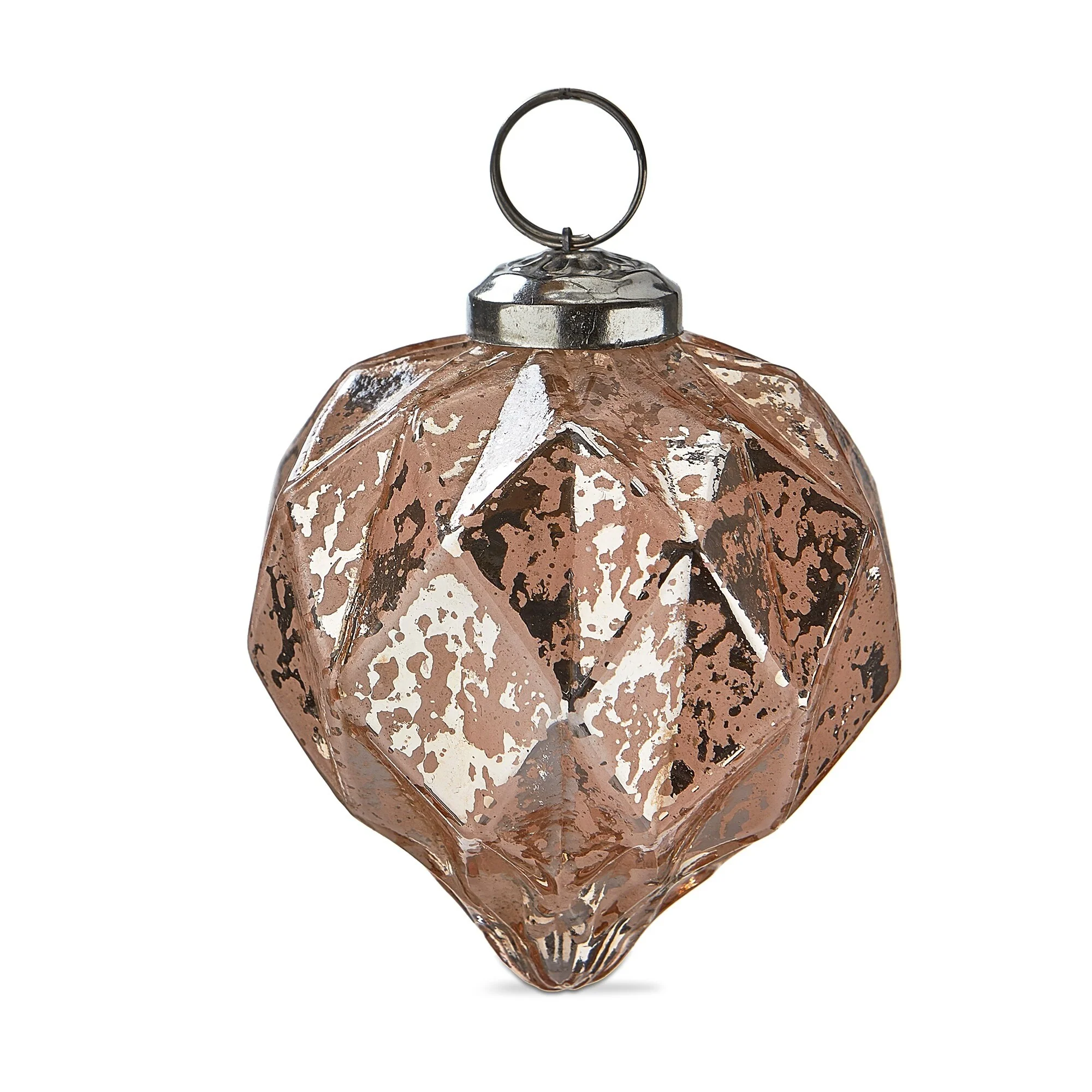 Vint Diamond Geo Ornament 3In