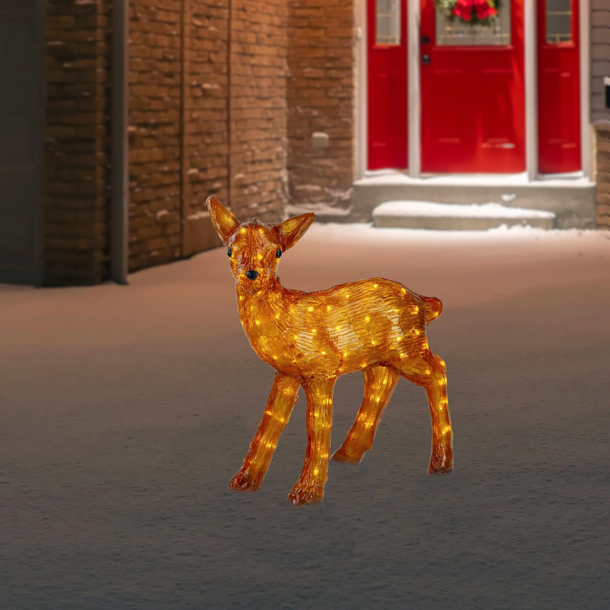 LED Grade Acrylic Reindeer Christmas Display Decor 23
