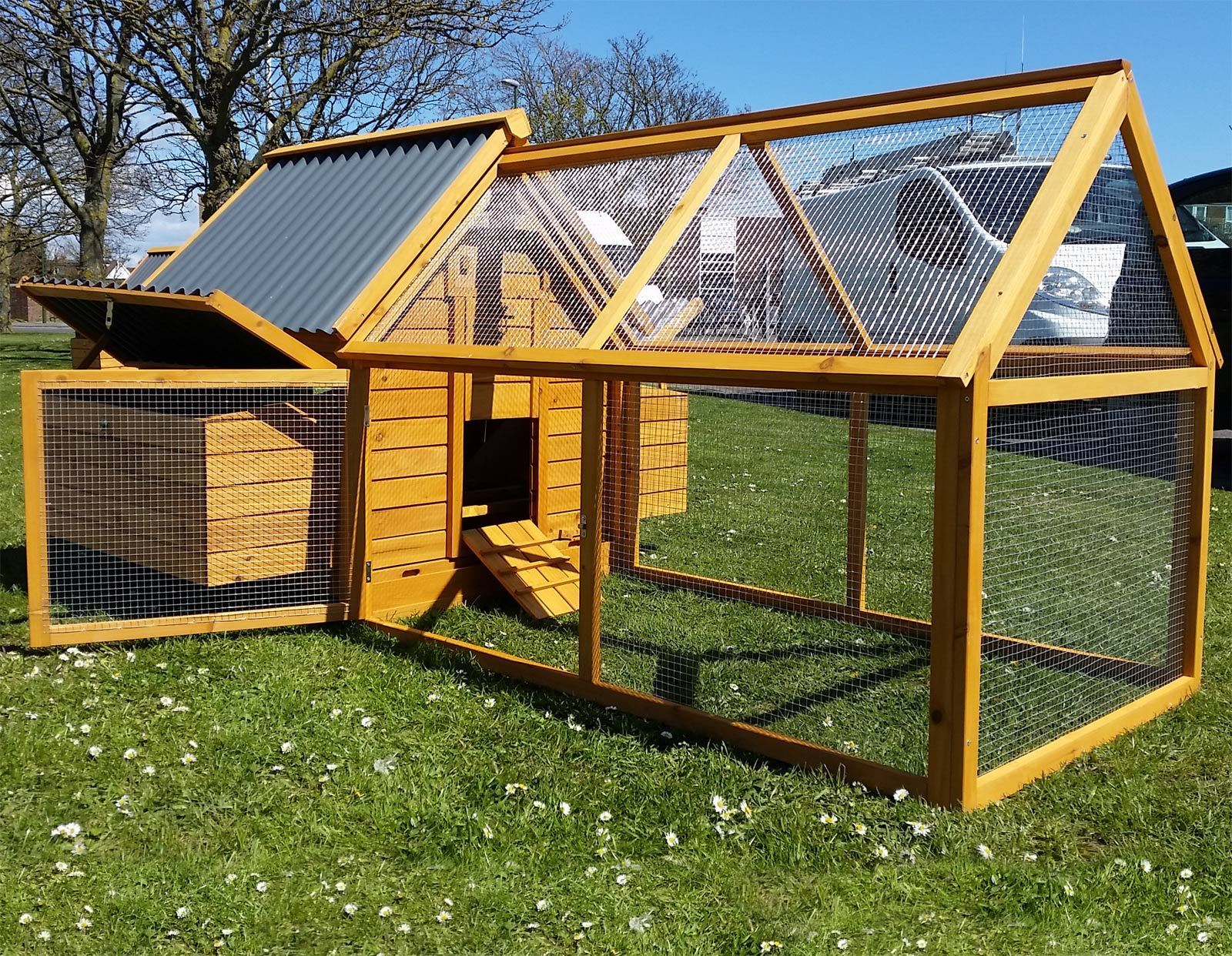 XL Sunshine 6-8 Birds Chicken Coop With Run