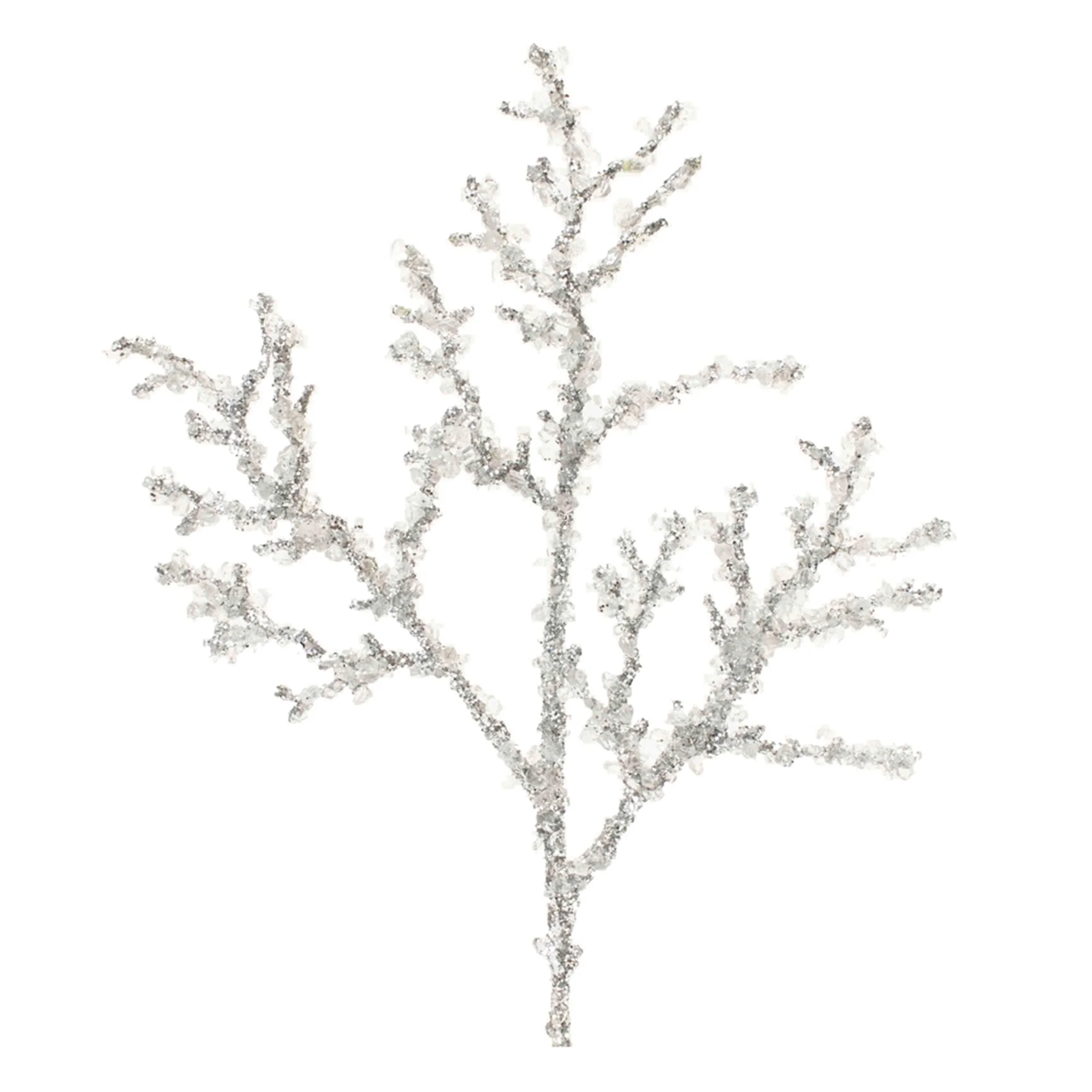 Sequin Icy Artificial Christmas Twig Spray - 17