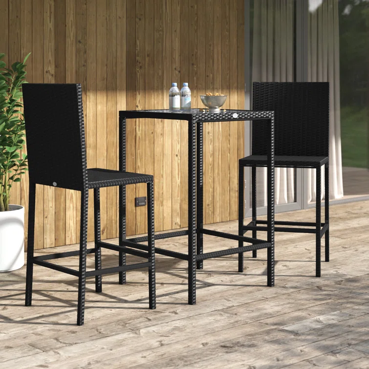 Swiney 2 - Person Square Outdoor Dining Set