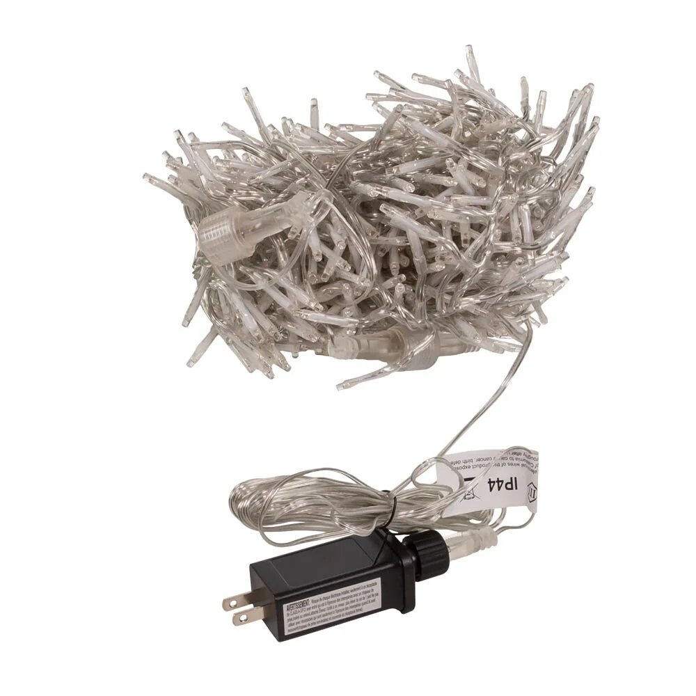 Kurt Adler 480-Light 15.7-Foot RGB LED Connectable Cluster Garland