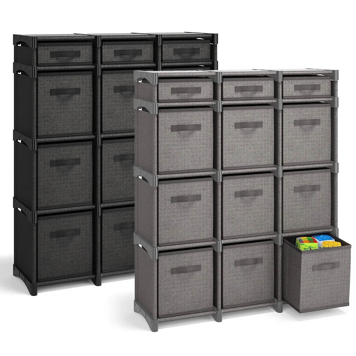 12 Cube Closet Storage Organizer Shelves