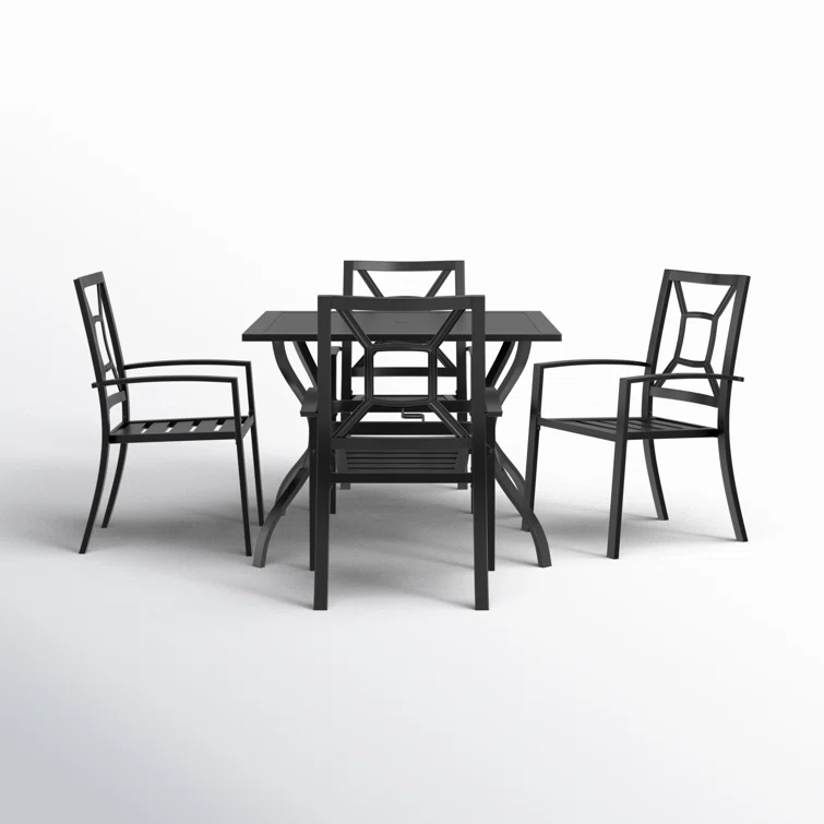 Alyah 4 - Person Square Outdoor Dining Set