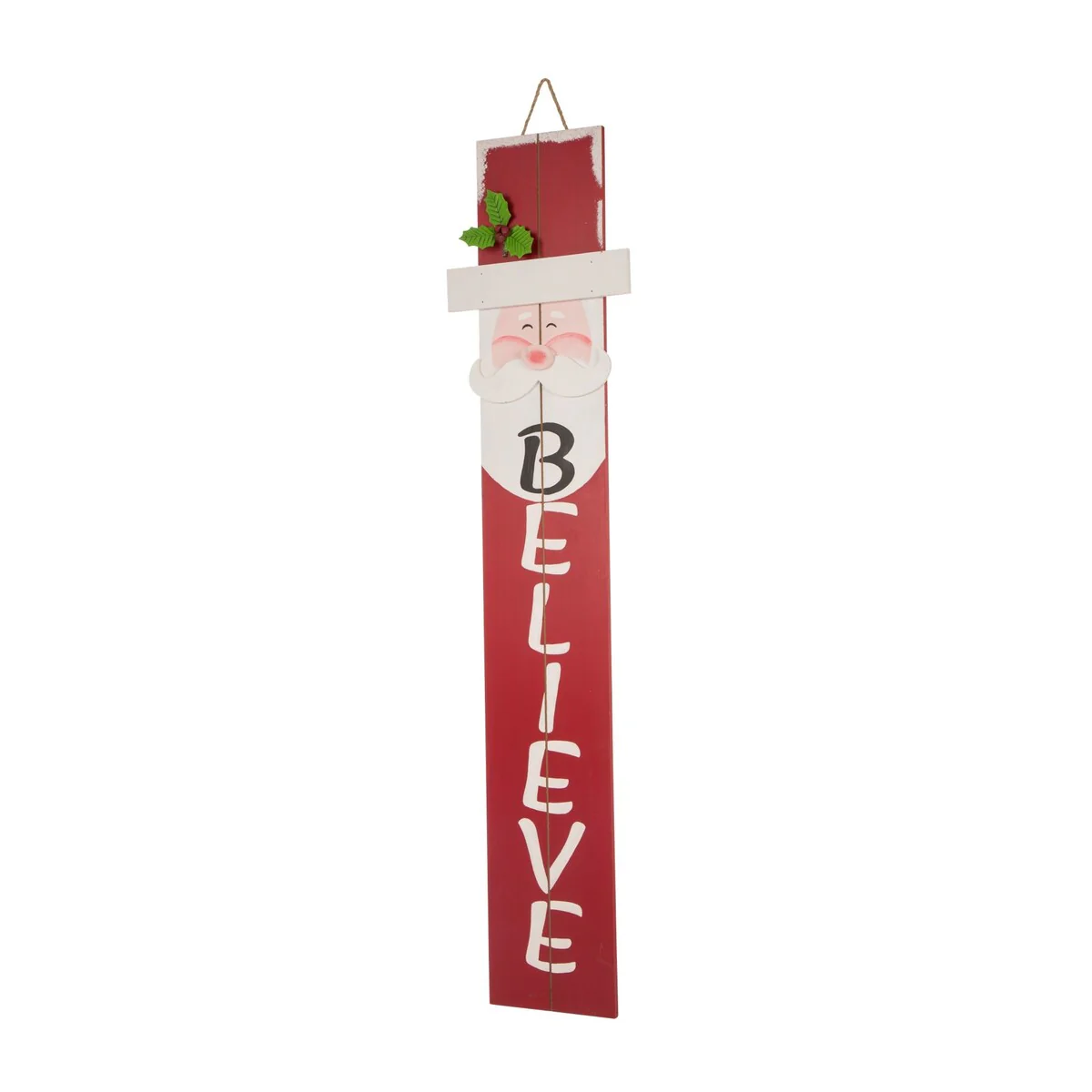 Glitzhome Christmas Wooden 42-inch Santa / Snowman Porch Sign
