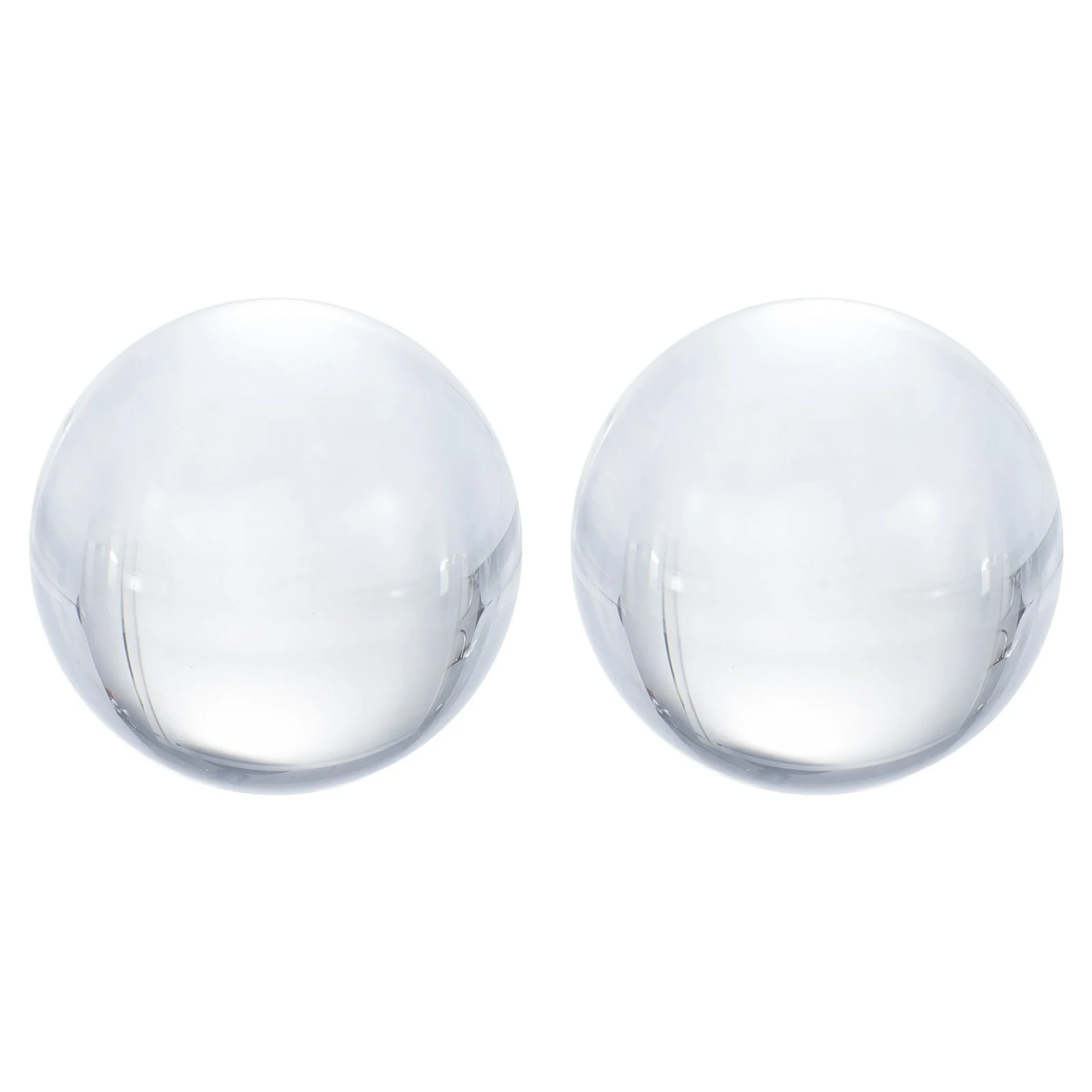 2Pcs Crystal Ball, K9 Crystal Ball Decorative Ball with Gift Box - Clear