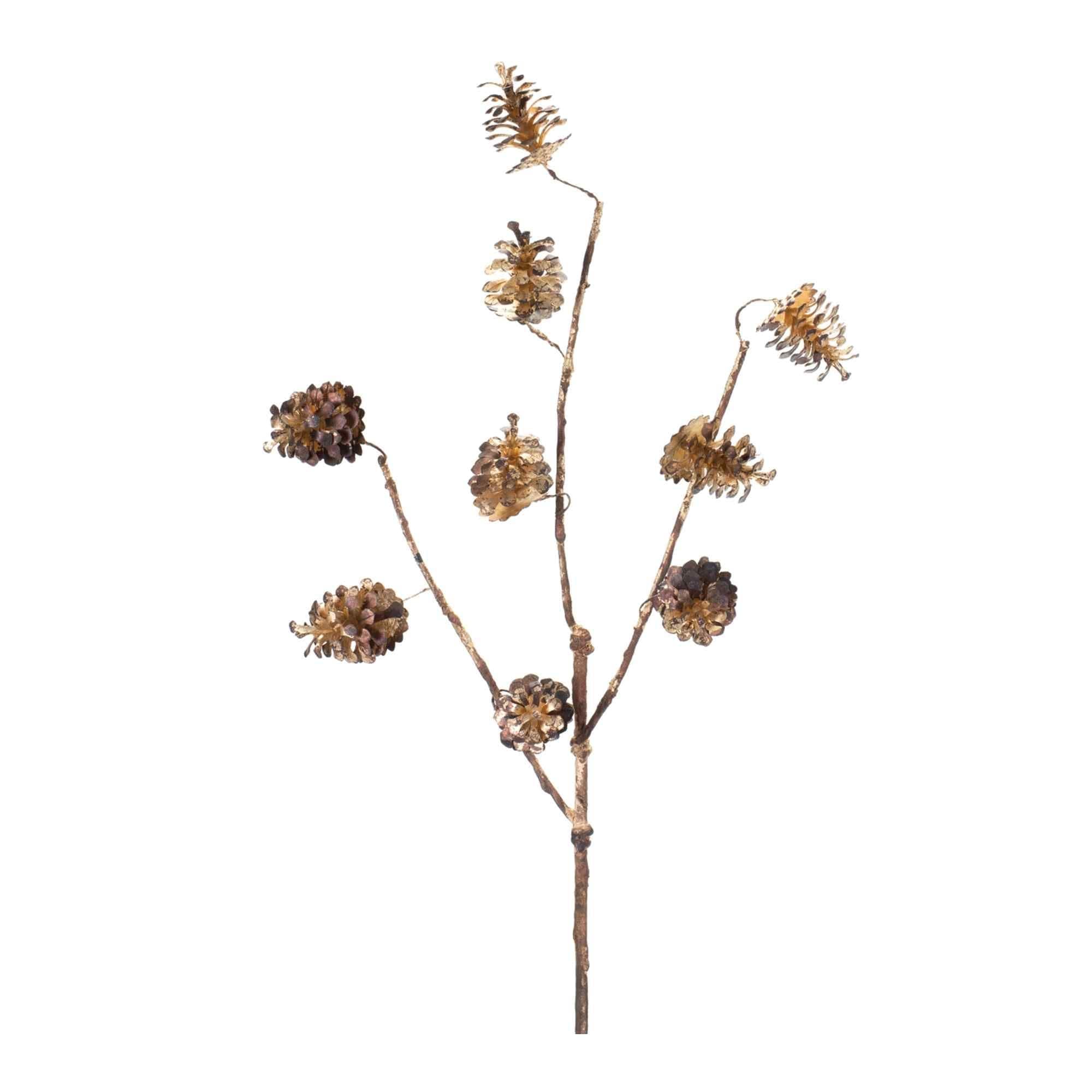 Set of 12 Pinecone Artificial Christmas Sprays 29