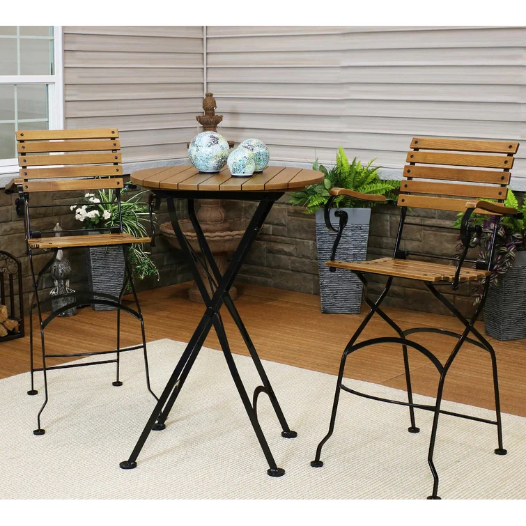 Manthey 2 - Person Round Outdoor Dining Set