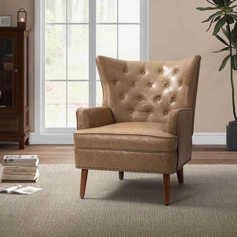 Memphis Vegan Leather Armchair