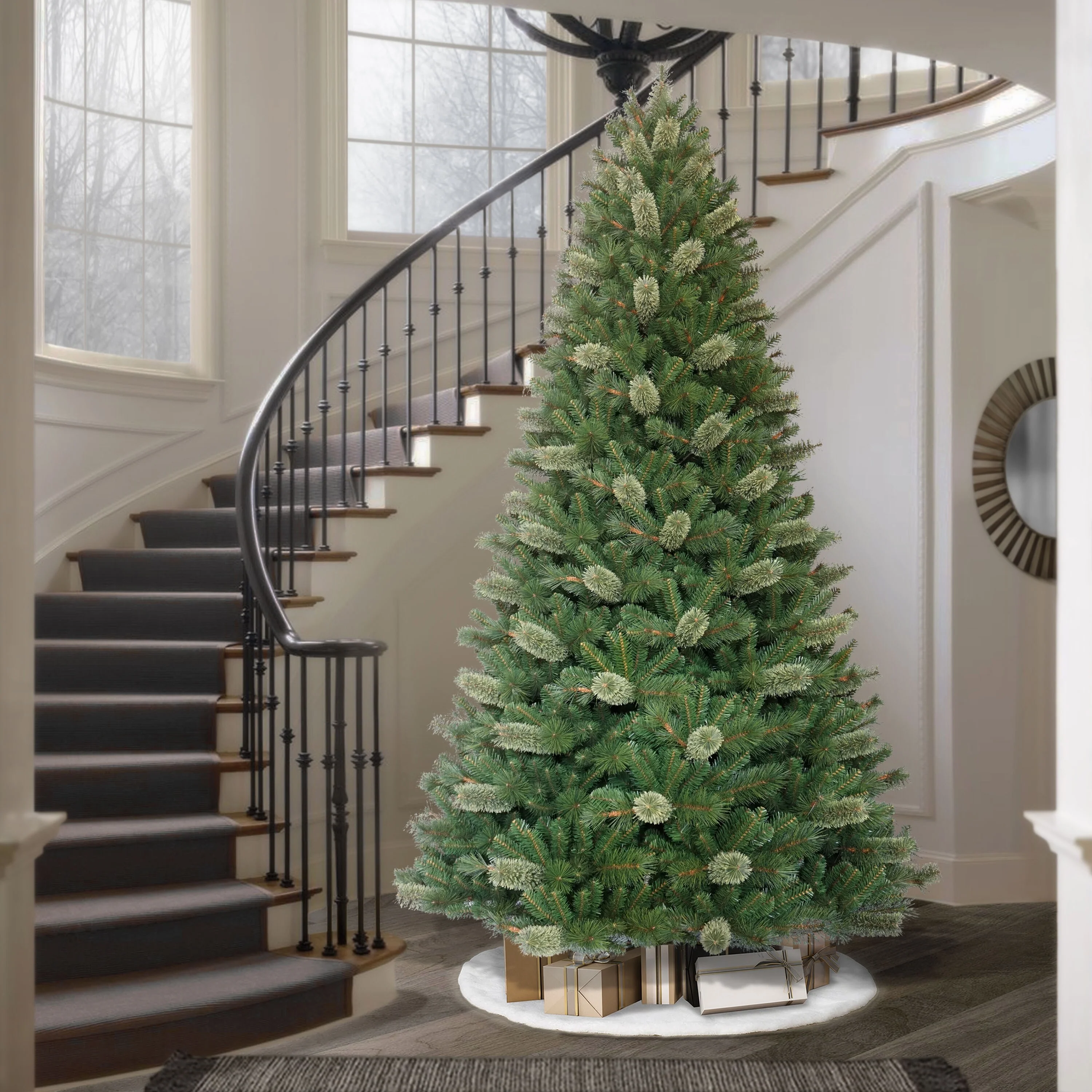 Puleo International 9' Teton Pine Artificial Christmas Tree