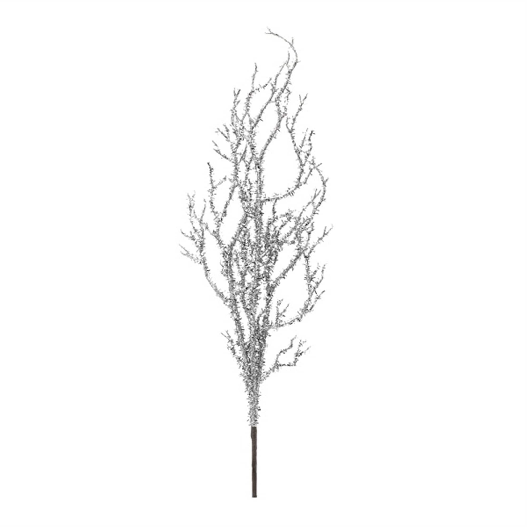 Artificial Glittered Twig Branch Christmas Spray - 24.5