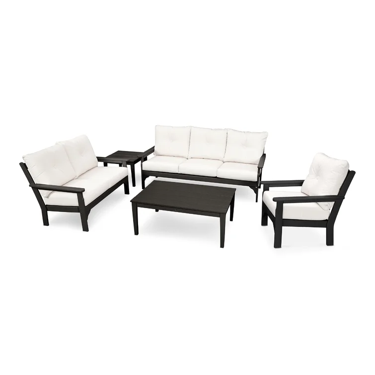 Vineyard 5 Piece Deep Seating Set