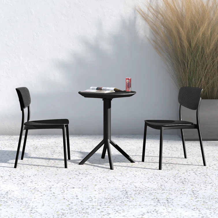 Farrah 2 - Person Round Outdoor Dining Set