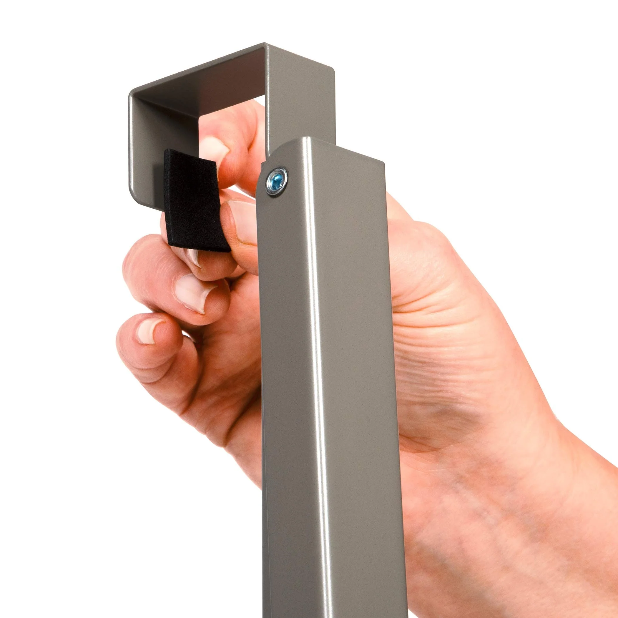 Over the Door Closet Valet - Single Hook Retractable Collapsible Folding Hanging Rack Organizer