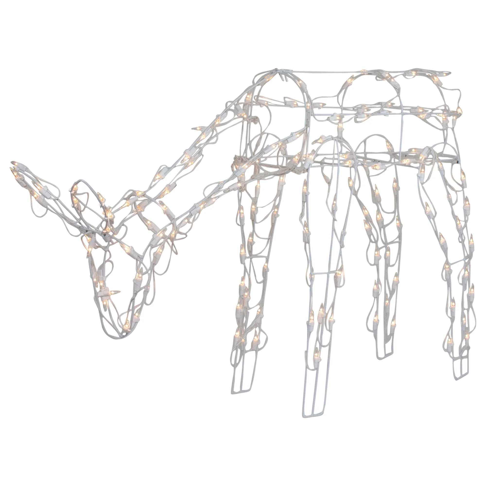 Lighted Feeding Reindeer Outdoor Christmas Decoration - 42
