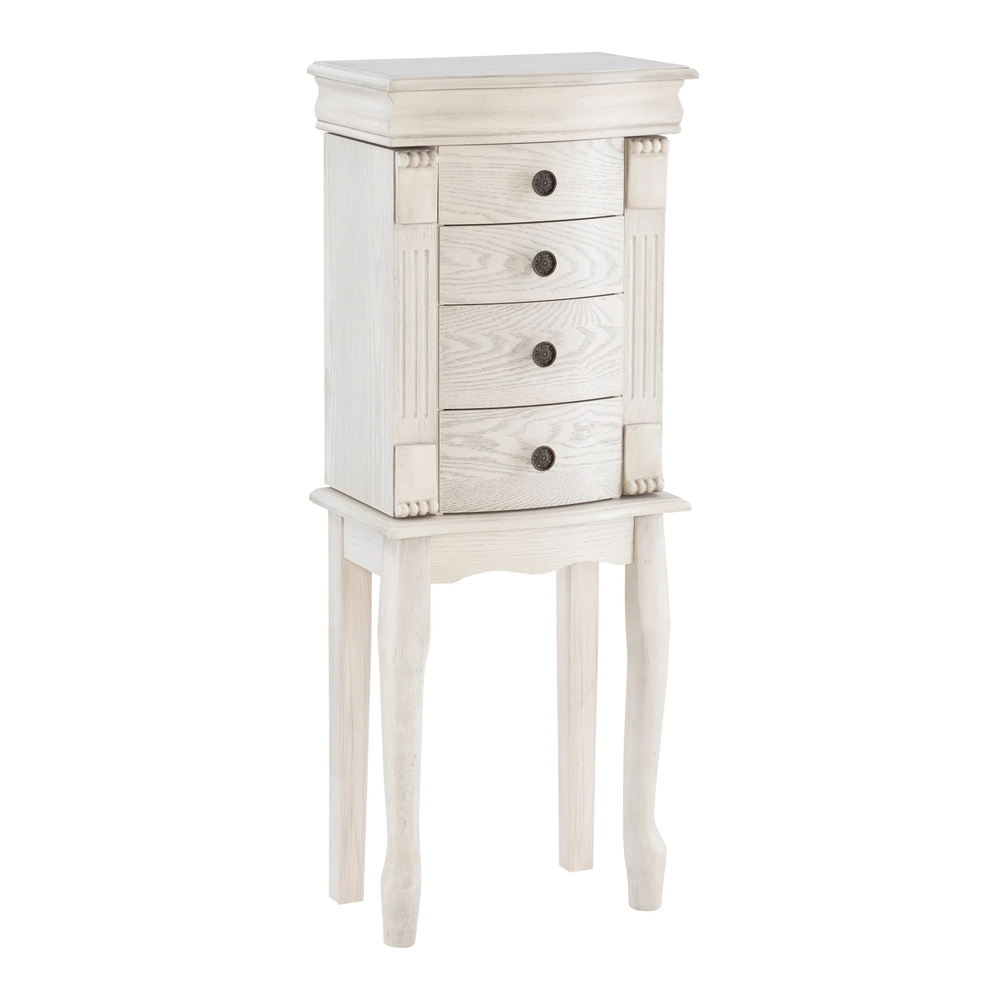 Jewelry Armoire with Storage Drawers - 35.25