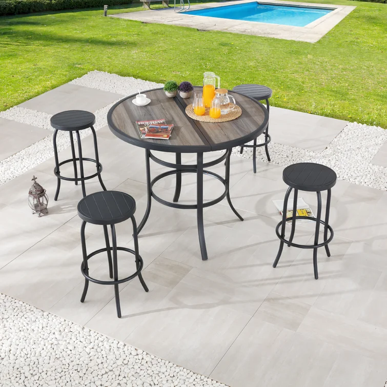 Sylacauga 4 - Person Round Outdoor Dining Set
