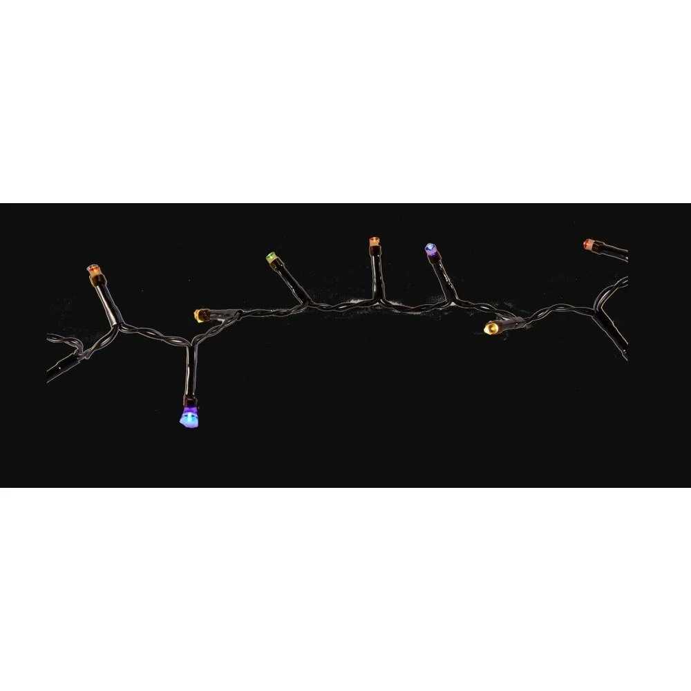 96 Multi LED Twinkle Light String with Timer