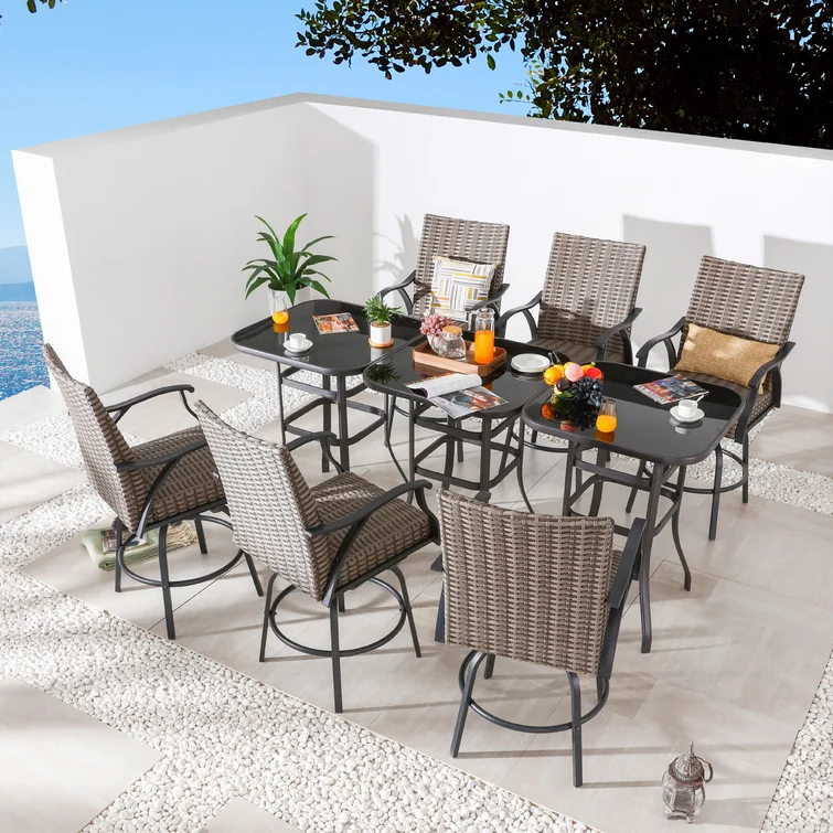 6 - Person Square Outdoor Dining Set