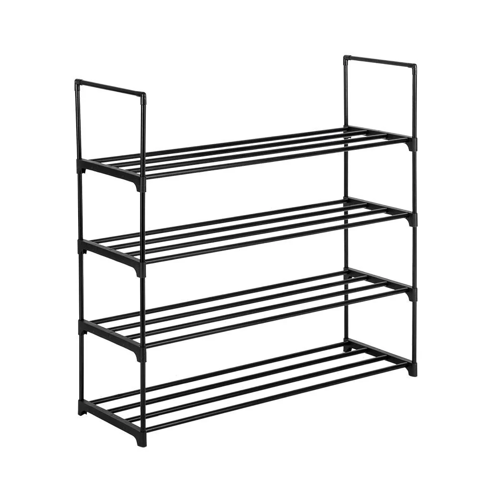 4-Tier Shoe Rack Metal Shoe Tower 20-Pair Shoe Storage Organizer
