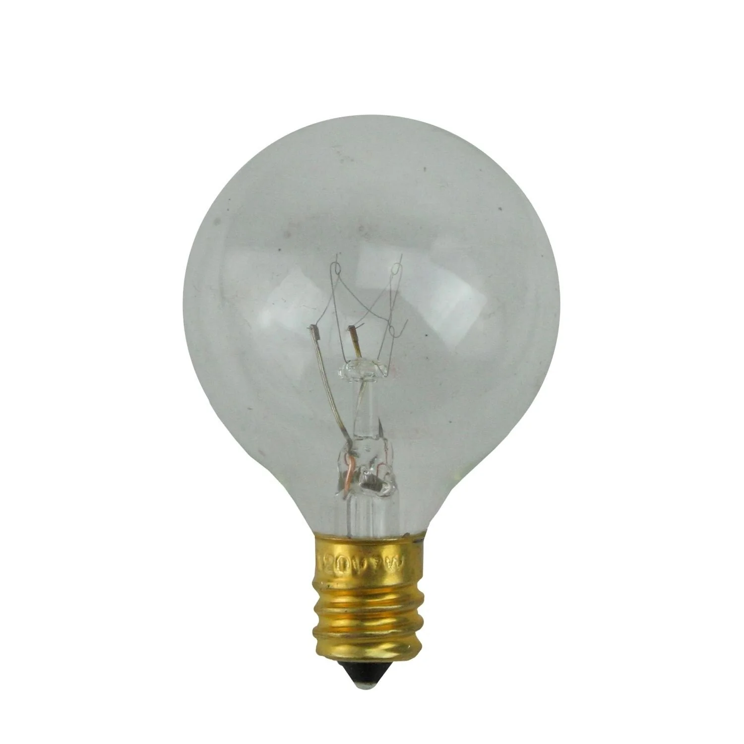 Pack of 25 Clear G40 Christmas Replacement Bulbs. - 8