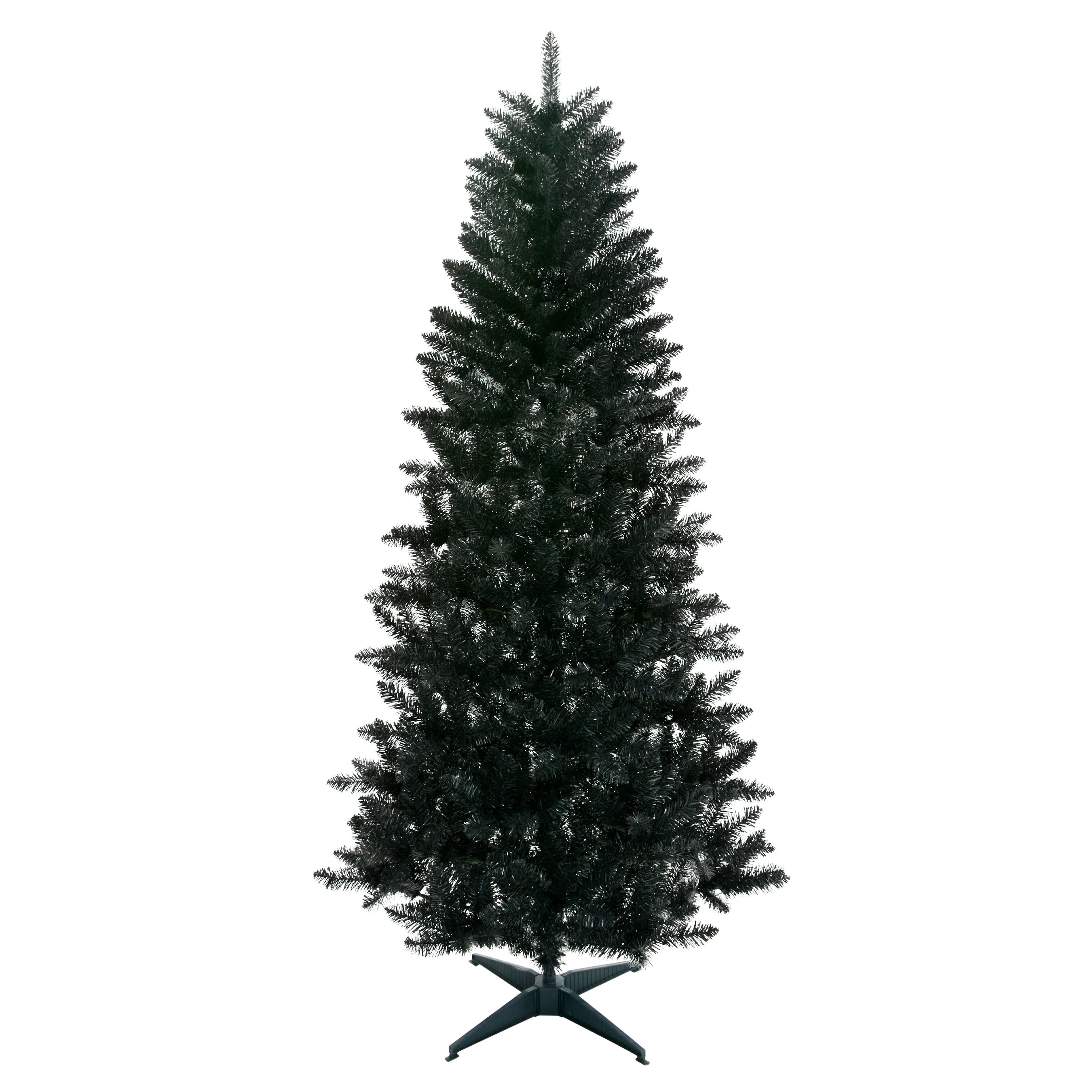 Puleo International 7' Black Carson Pine Artificial Christmas Tree