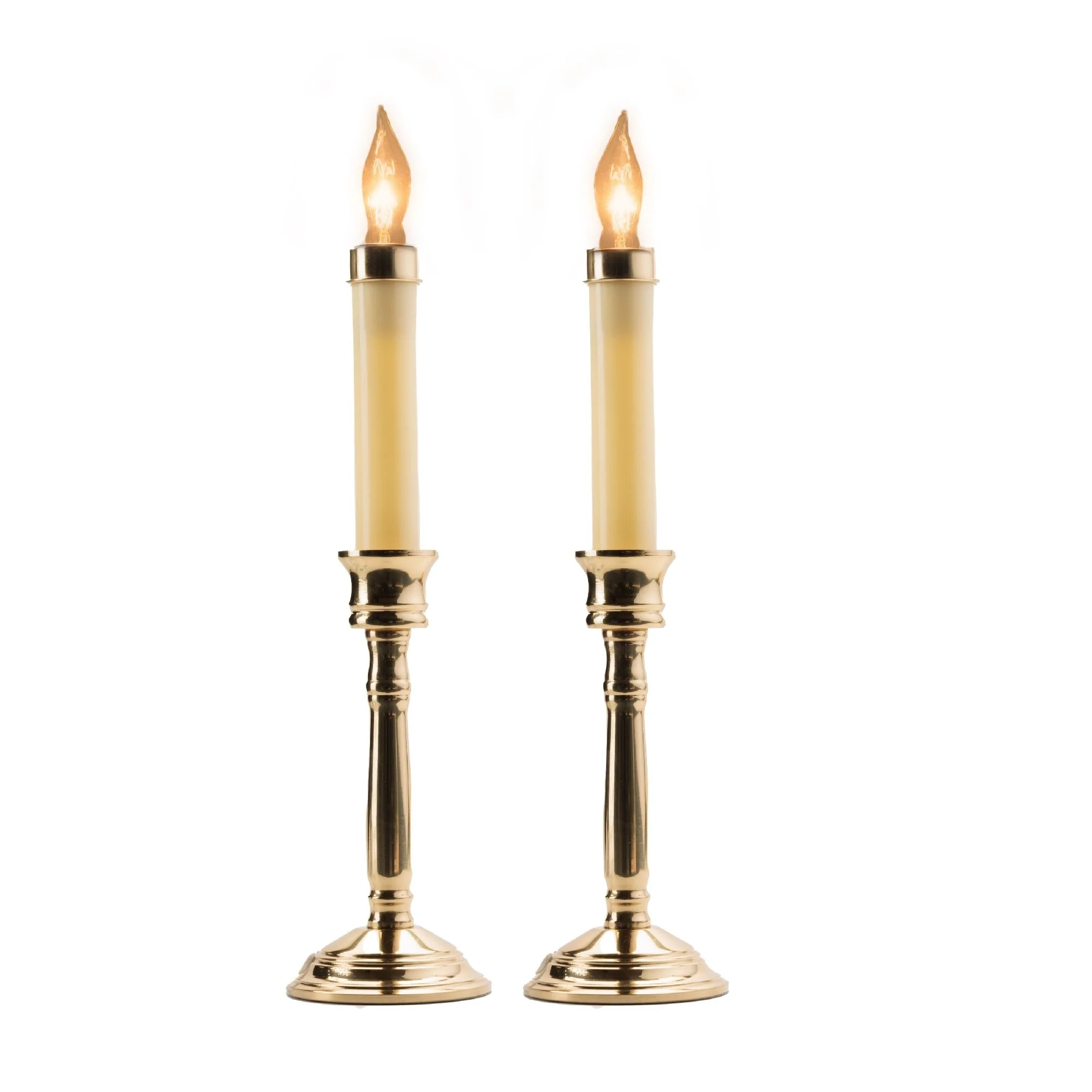 Brass Window Candle Lamps - 12