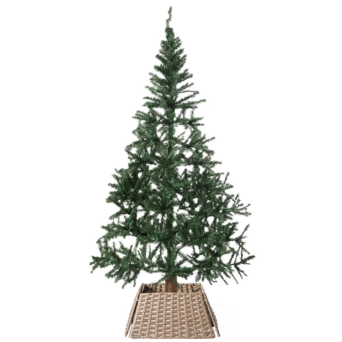 Foldable Christmas Tree Skirt Collar Basket, Ring Base Stand Cover