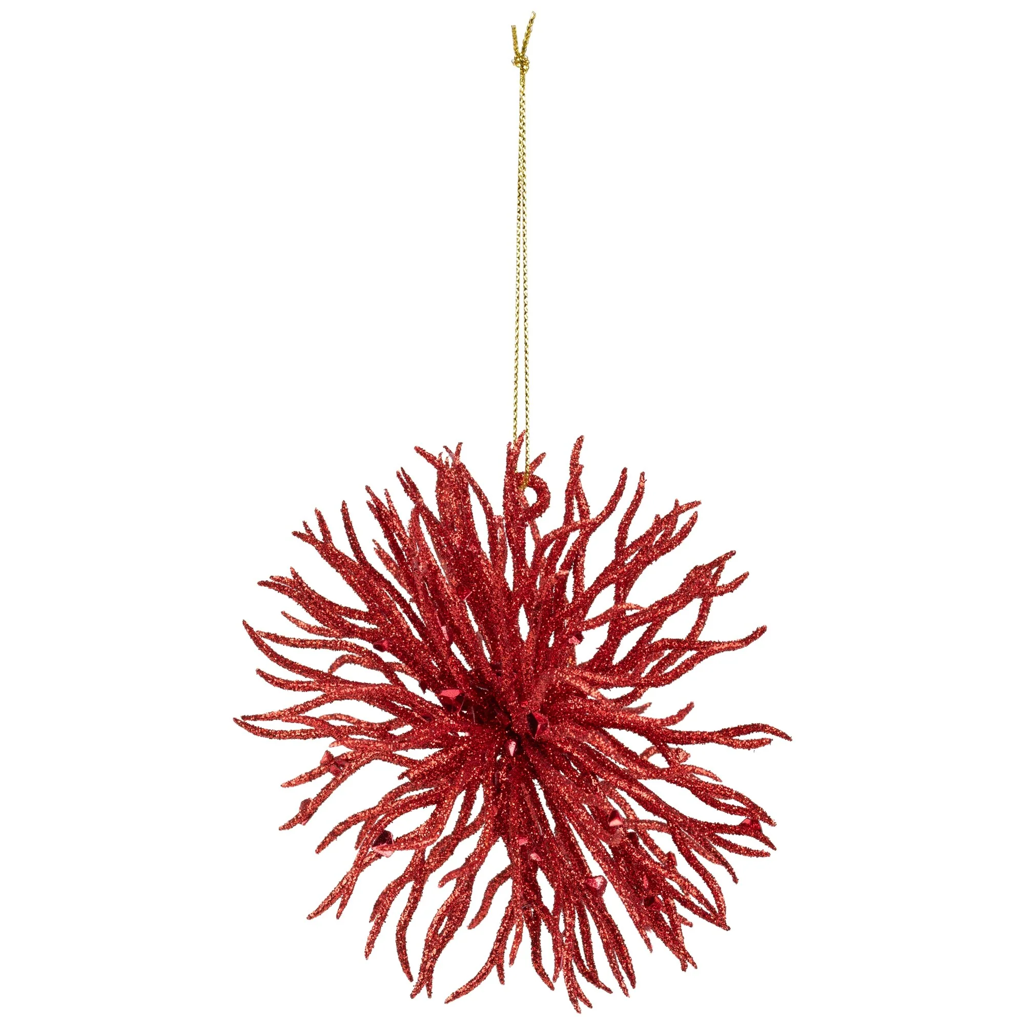 Starburst Hanging Christmas Ornament - 4.5