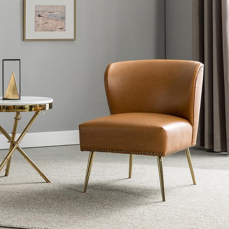 Angela Leather Side Chair