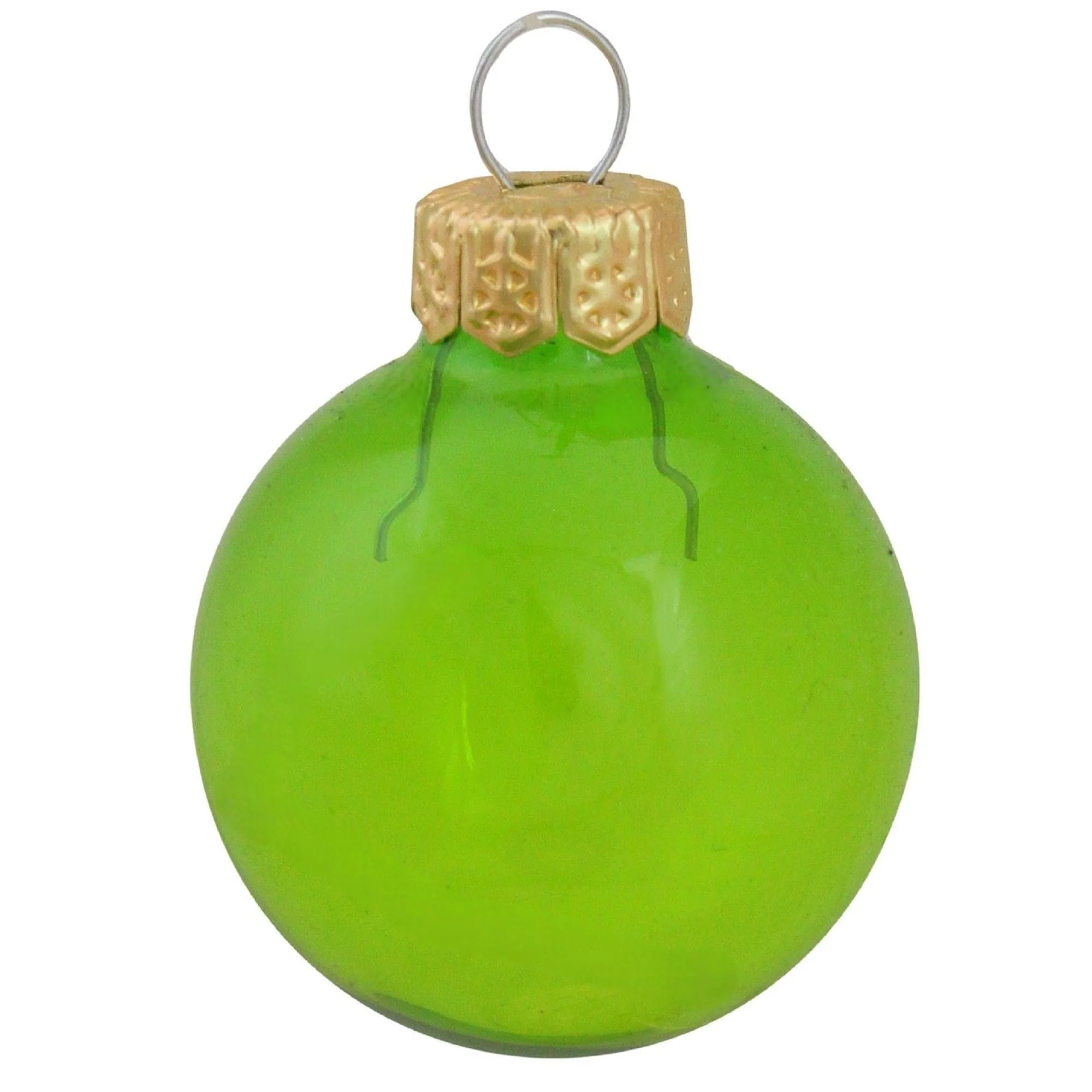 Matte Finish Glass Christmas Ball Ornaments 2.75