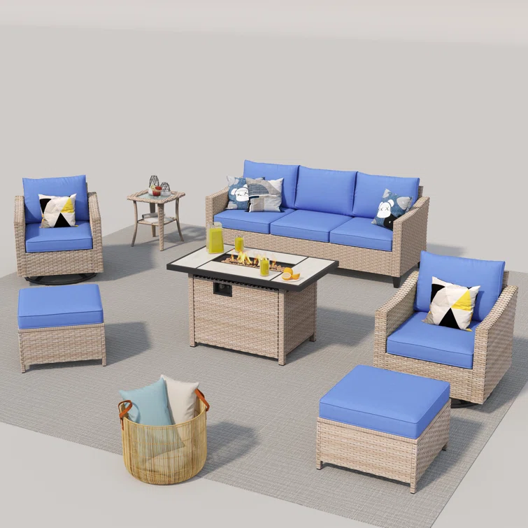 Quantrel 5 - Person Outdoor Seating Group with Cushions
