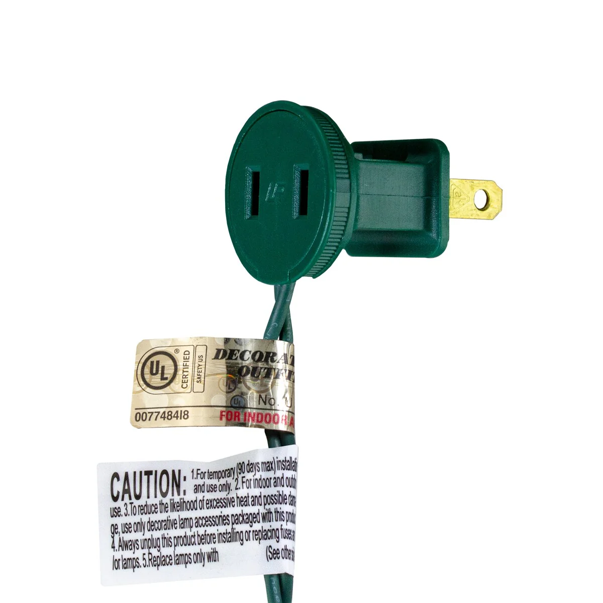 50-Count LED Mini Christmas Lights 16.25ft Green Wire - 16.25'