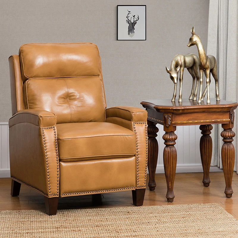 Demetria Genuine Leather Recliner