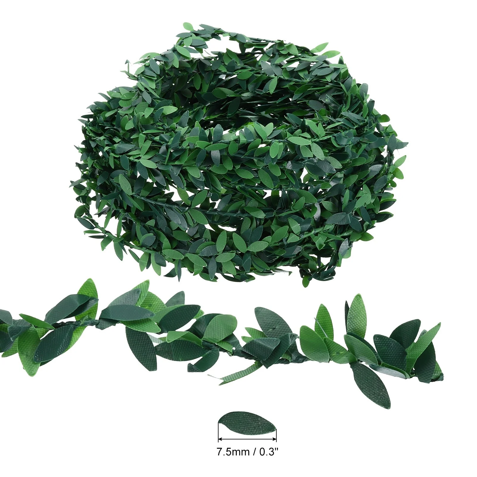 8.2 Yards Artificial Vines, Artificial Garland Leaf Ribbon Fake Leaves